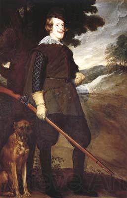 Diego Velazquez Portrait de Philippe IV en costume de chasse (df02) Spain oil painting art